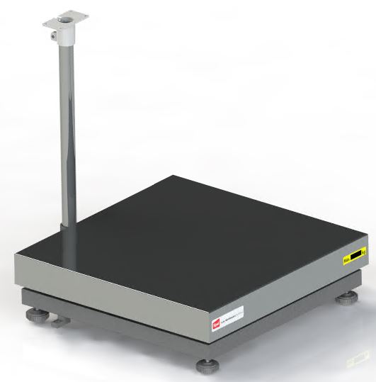 Plataforma Full 1 - 60x60 cm 150x0,05 kg FULL AISI c/columna 660mm compatible con indicador Atlas, Orion, S200 y S210 - Rev 2
