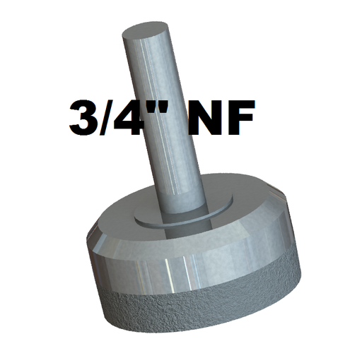 Pata AISI304 UNF3/4" F4 diam. 80mm CVCC (kit)