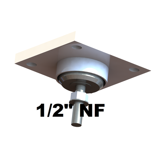 Pata y Posicionador Chico AISI304 para Celda tipo Viga NF1/2" (Tanque)
