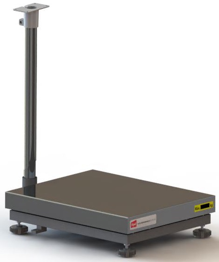 Plataforma Full 1 - 40x50 cm 150x0,05 kg FULL AISI c/columna 600mm compatible con indicador Atlas, Orion, S200 y S210 - Rev 2